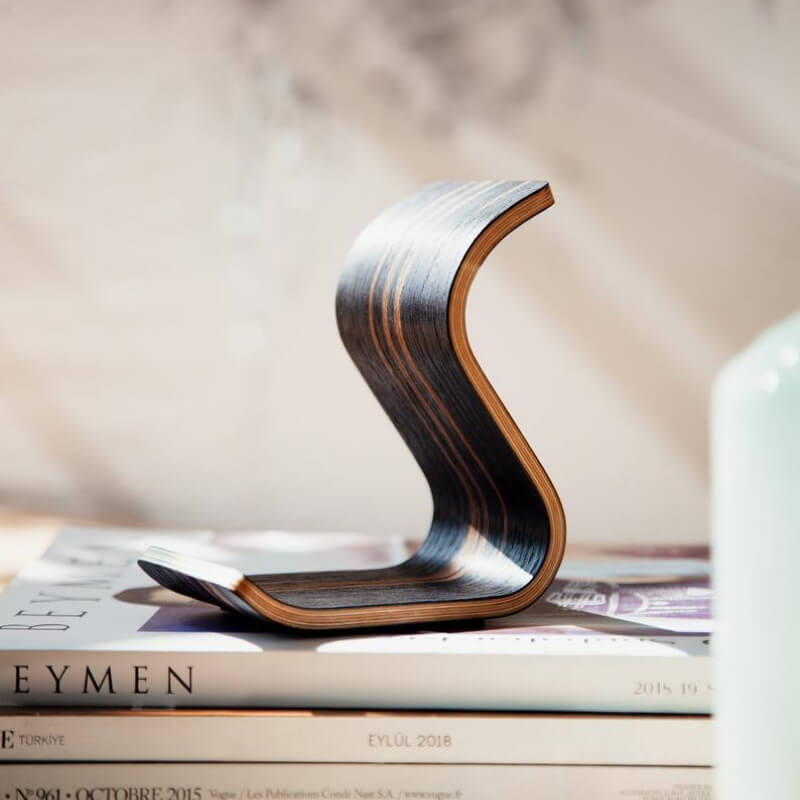 Cell Phone Wood stand - Görsel 3